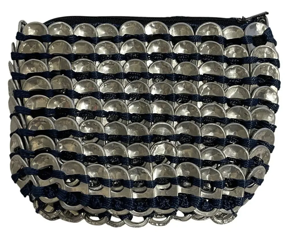 Y2K Zoe Fisher Handmade Bottle Tab / Can Tab Woven Clutch
